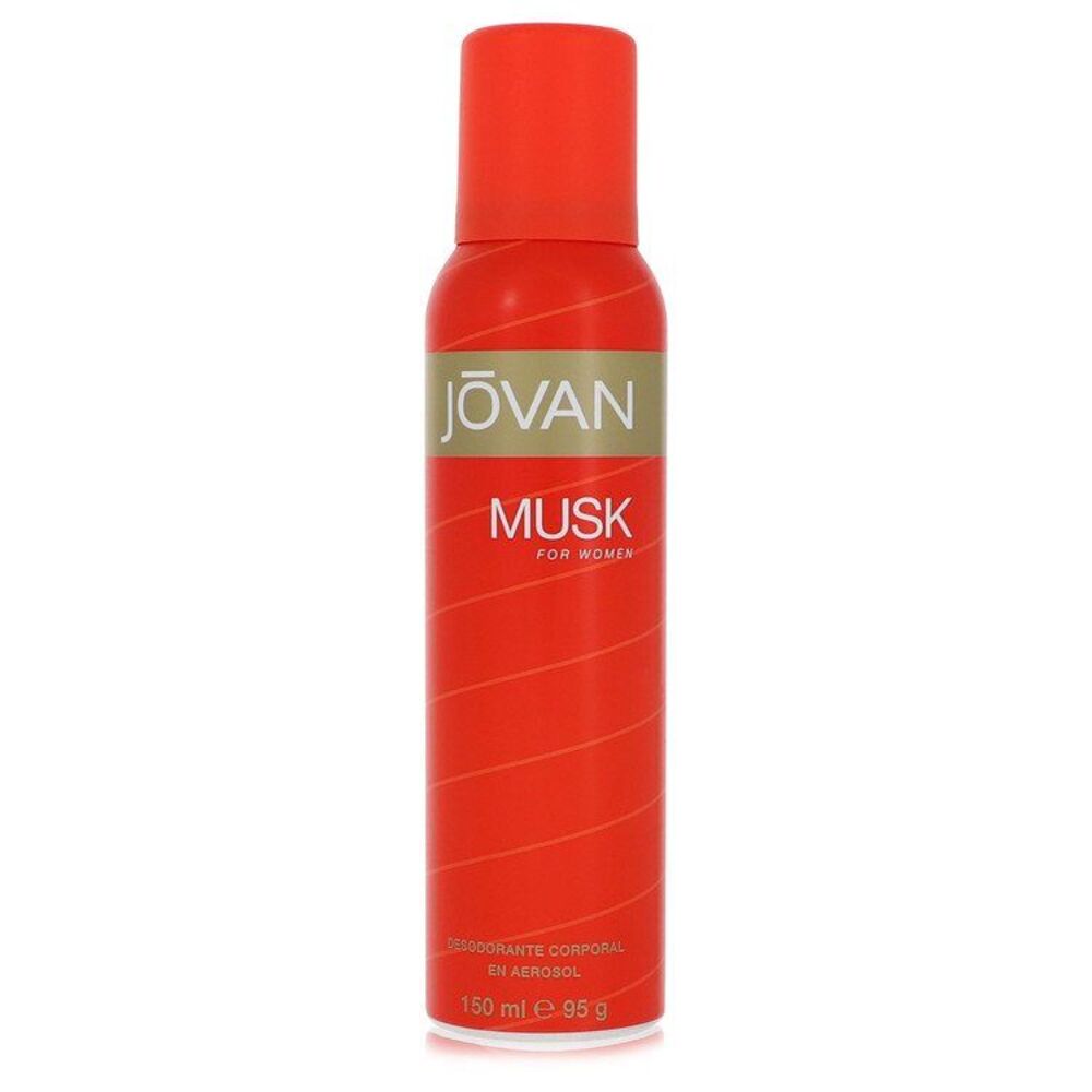 Jovan Musk Deodorant Body Spray Women Red